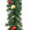 Guirnalda de Navidad 2 pcs Verde 40 m PVC 5