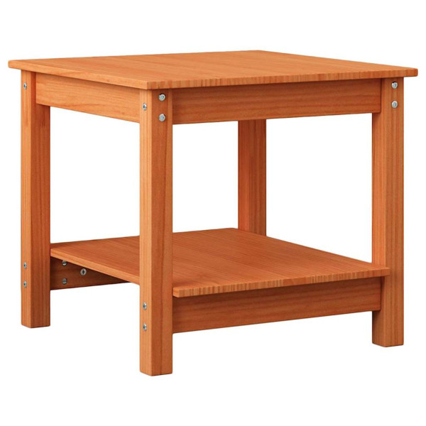 Mesa de Café Marrón cera 50 x 50 x 45 cm Madera maciza de pino M 2