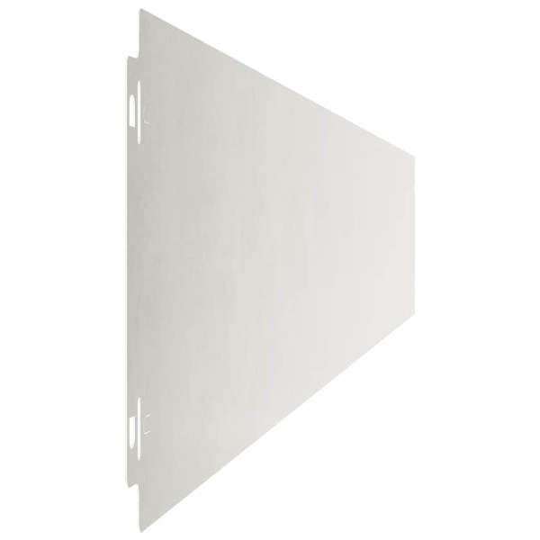 Bordes para césped 10 uds 15x103 cm acero inoxidable M 5