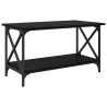 Mesa de Café Roble negro 80 x 45 x 45.5 cm Madera contrachapada 2