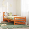 Cama extensible para niños Otro Marrón cera 80 x 130 / 165 / 200 cm 1