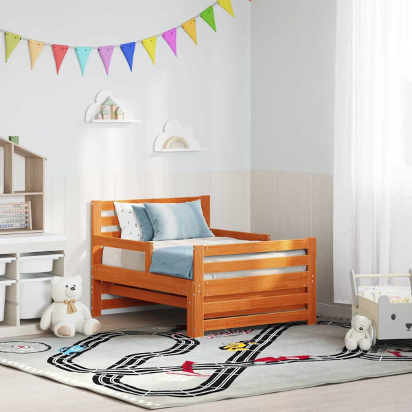 Cama extensible para niños Otro Marrón cera 80 x 130 / 165 / 200 cm M 5