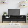 Gabinete de TV Roble negro 150 x 30 x 44.5 cm 4