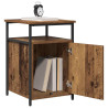 Armario de Noche 2 pcs Madera antigua Madera contrachapada 3