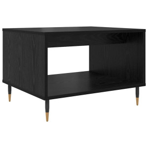 Mesa de Café Roble negro 60 x 50 x 40 cm Madera contrachapada H