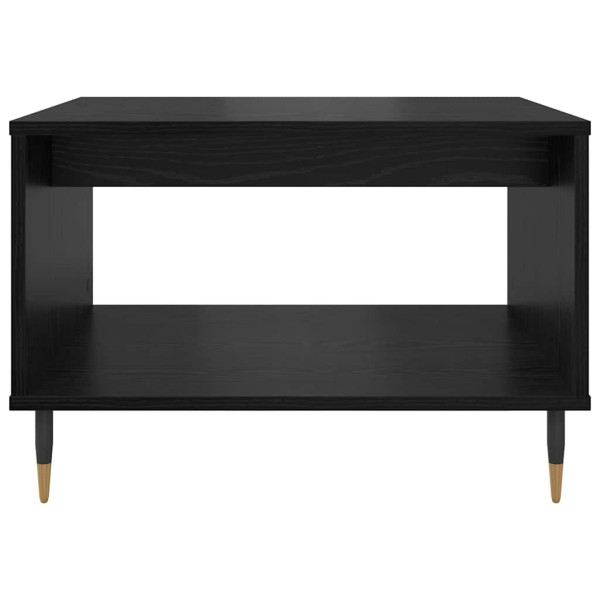 Mesa de Café Roble negro 60 x 50 x 40 cm Madera contrachapada M 5