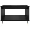 Mesa de Café Roble negro 60 x 50 x 40 cm Madera contrachapada 5