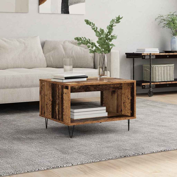 Mesa de Café Madera vieja 60 x 50 x 40 cm Madera contrachapada D