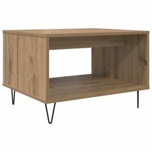 Mesa de Café Roble artisan 60 x 50 x 40 cm Madera contrachapada H