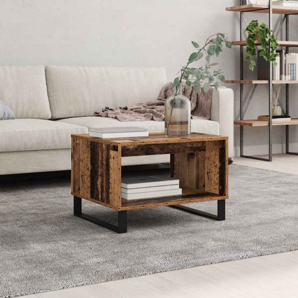 Mesa de Café Madera vieja 60 x 50 x 40 cm Madera contrachapada M 4