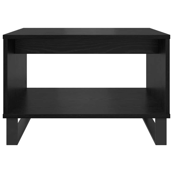 Mesa de Café Roble negro 60 x 50 x 40 cm Madera contrachapada M 5