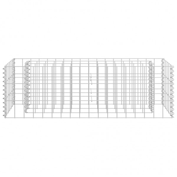 Arriate de gaviones de acero galvanizado 90x30x30 cm M 4