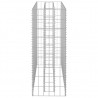 Canteiro elevado/cesto gabião 90x30x90 cm aço galvanizado 5