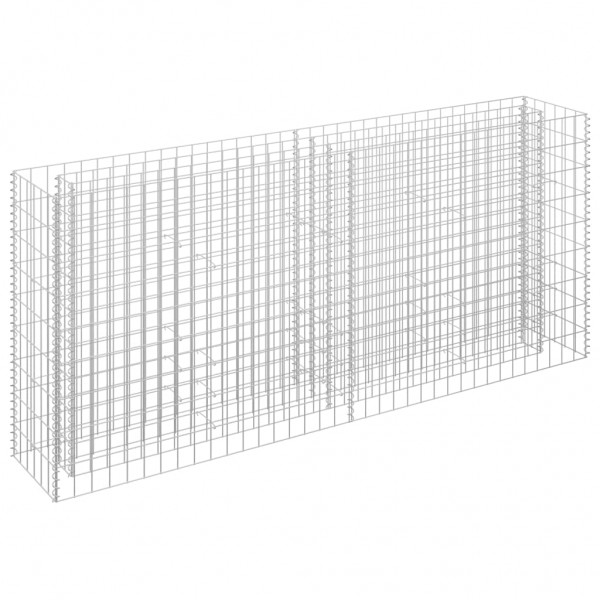 Arriate de gaviones de acero galvanizado 180x30x90 cm M 2