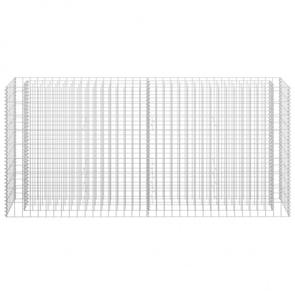 Arriate de gaviones de acero galvanizado 180x30x90 cm M 4