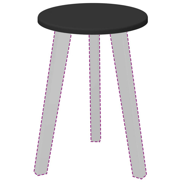 Encimera Negro 30 x 30 x 1.5 cm Madera contrachapada M 3