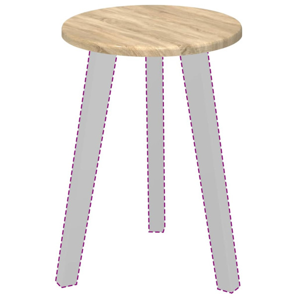 Encimera Roble Sonoma 30 x 30 x 1.5 cm Madera contrachapada M 3