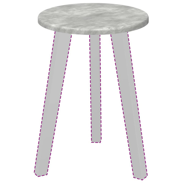 Encimera Gris hormigón 30 x 30 x 1.5 cm Madera contrachapada M 3