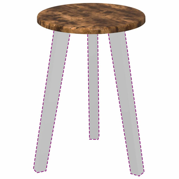 Encimera Roble ahumado 30 x 30 x 1.5 cm Madera contrachapada M 3