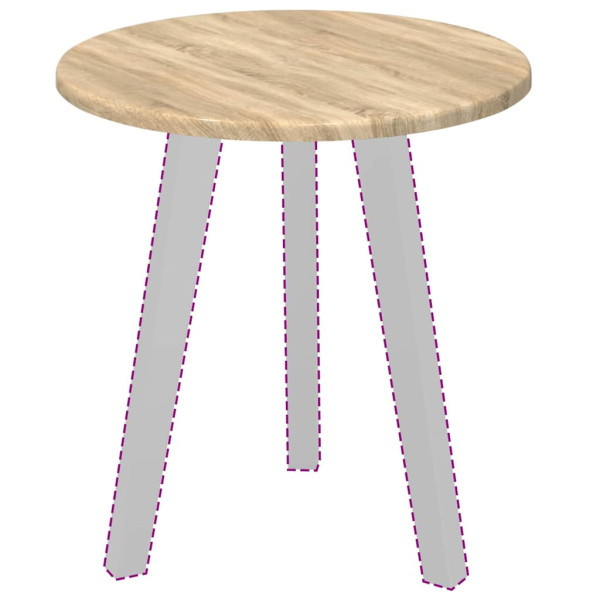 Encimera Roble Sonoma 40 x 40 x 1.5 cm Madera contrachapada M 3