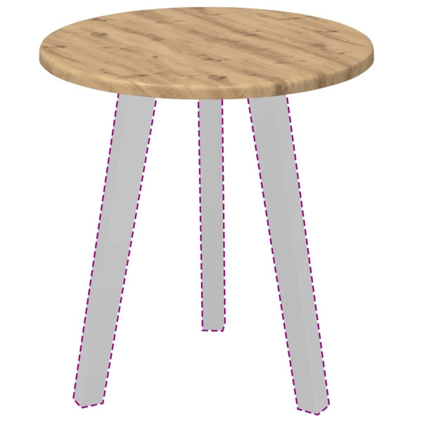 Encimera Roble artisan 40 x 40 x 1.5 cm Madera contrachapada M 3