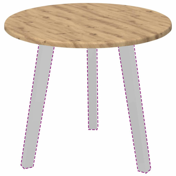 Encimera Roble artisan 50 x 50 x 1.5 cm Madera contrachapada M 3