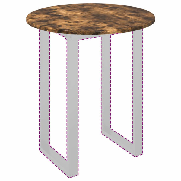 Encimera Roble ahumado 60 x 60 x 1.5 cm Madera contrachapada M 3