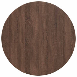 Encimera Marrón roble 80 x 80 x 1.5 cm Madera contrachapada H