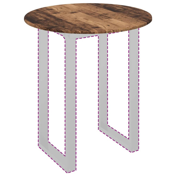 Encimera Madera vieja 80 x 80 x 1.5 cm Madera contrachapada M 3