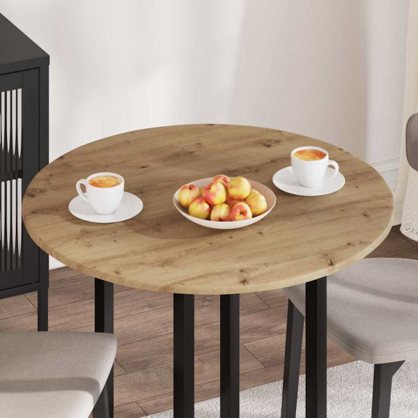 Encimera Roble artisan 80 x 80 x 1.5 cm Madera contrachapada M 4