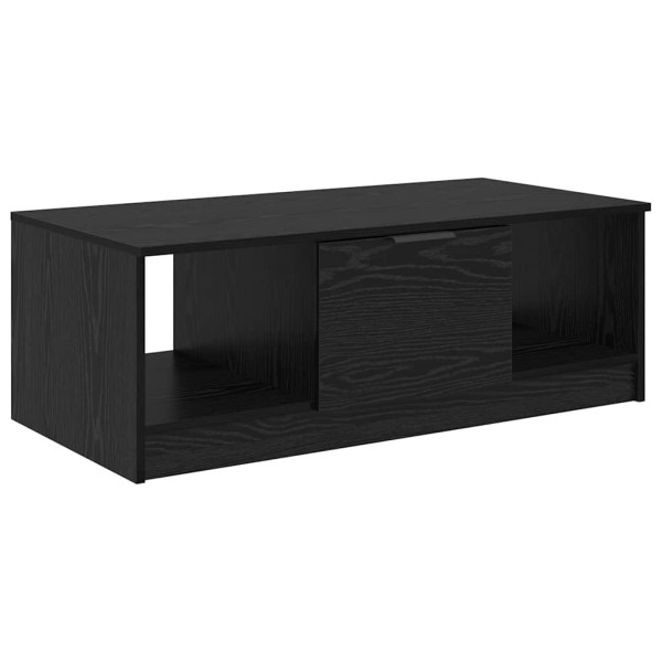 Mesa de Café Roble negro 100 x 50 x 36 cm Madera contrachapada M 2