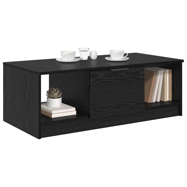 Mesa de Café Roble negro 100 x 50 x 36 cm Madera contrachapada M 3