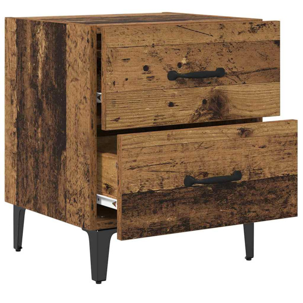 Mueble de cama con cajón Madera vieja 40 x 35 x 47.5 cm M 5