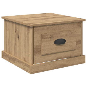 Mesa de Café Roble artisan 50 x 50 x 35 cm Madera contrachapada H