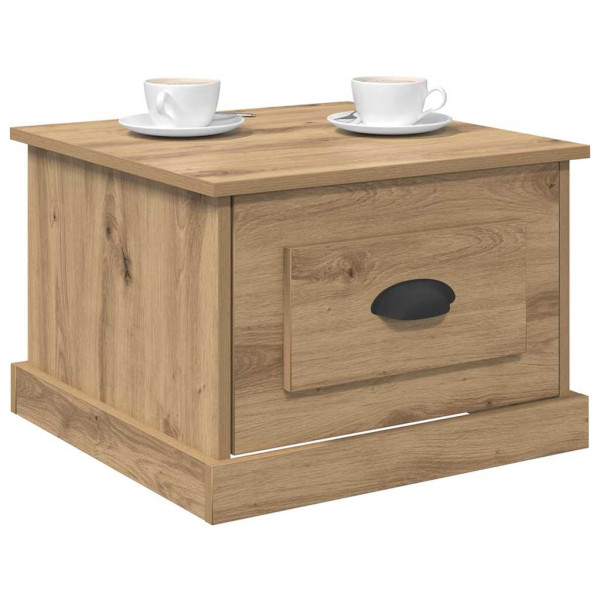 Mesa de Café Roble artisan 50 x 50 x 35 cm Madera contrachapada M 3
