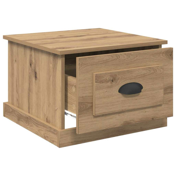 Mesa de Café Roble artisan 50 x 50 x 35 cm Madera contrachapada M 5