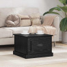 Mesa de Café Roble negro 50 x 50 x 35 cm Madera contrachapada 1