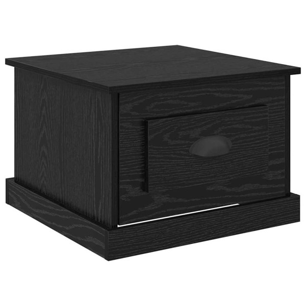 Mesa de Café Roble negro 50 x 50 x 35 cm Madera contrachapada M 2