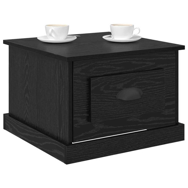 Mesa de Café Roble negro 50 x 50 x 35 cm Madera contrachapada M 3