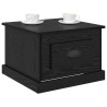 Mesa de Café Roble negro 50 x 50 x 35 cm Madera contrachapada 3
