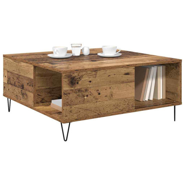 Mesa de Café Madera vieja 80 x 80 x 36.5 cm M 3