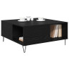 Mesa de Café Roble negro 80 x 80 x 36.5 cm Madera contrachapada 3