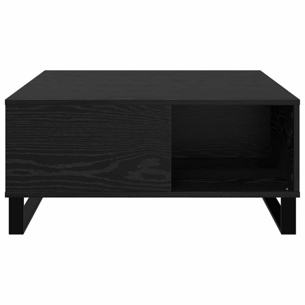 Mesa de Café Roble negro 80 x 80 x 36.5 cm Madera contrachapada M 5