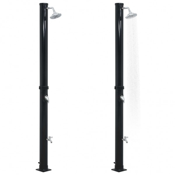 Chuveiro solar 220 cm 20 L preto M 3