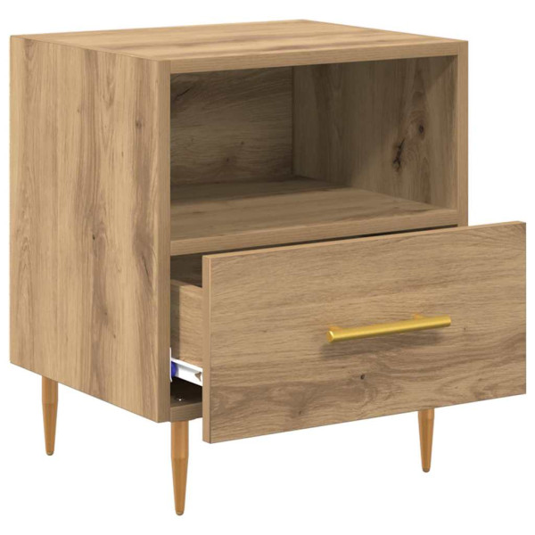 Mesa de Noche Marrón 40 x 35 x 47.5 cm Madera contrachapada M 5