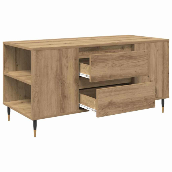 Mesa de Café with Drawer Roble artisan 102 x 44.5 x 50 cm M 5