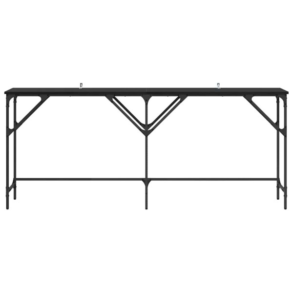 Mesa Consola Roble negro 180 x 29 x 75 cm Madera contrachapada M 5