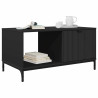 Mesa de Café Negro 90 x 49 x 46 cm Madera contrachapada 3