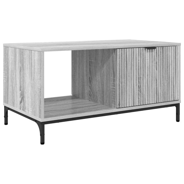 Mesa de Café Gris sonoma 90 x 49 x 46 cm Madera contrachapada M 2