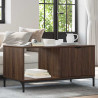 Mesa de Café Marrón roble 90 x 49 x 46 cm Madera contrachapada 1